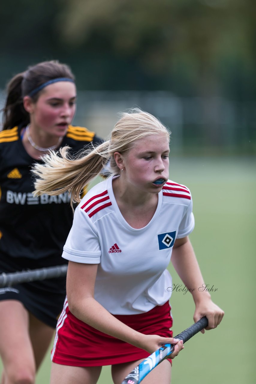 Bild 101 - wU18 Hamburger SV - Harvesterhuder THC : Ergebnis: 2:1